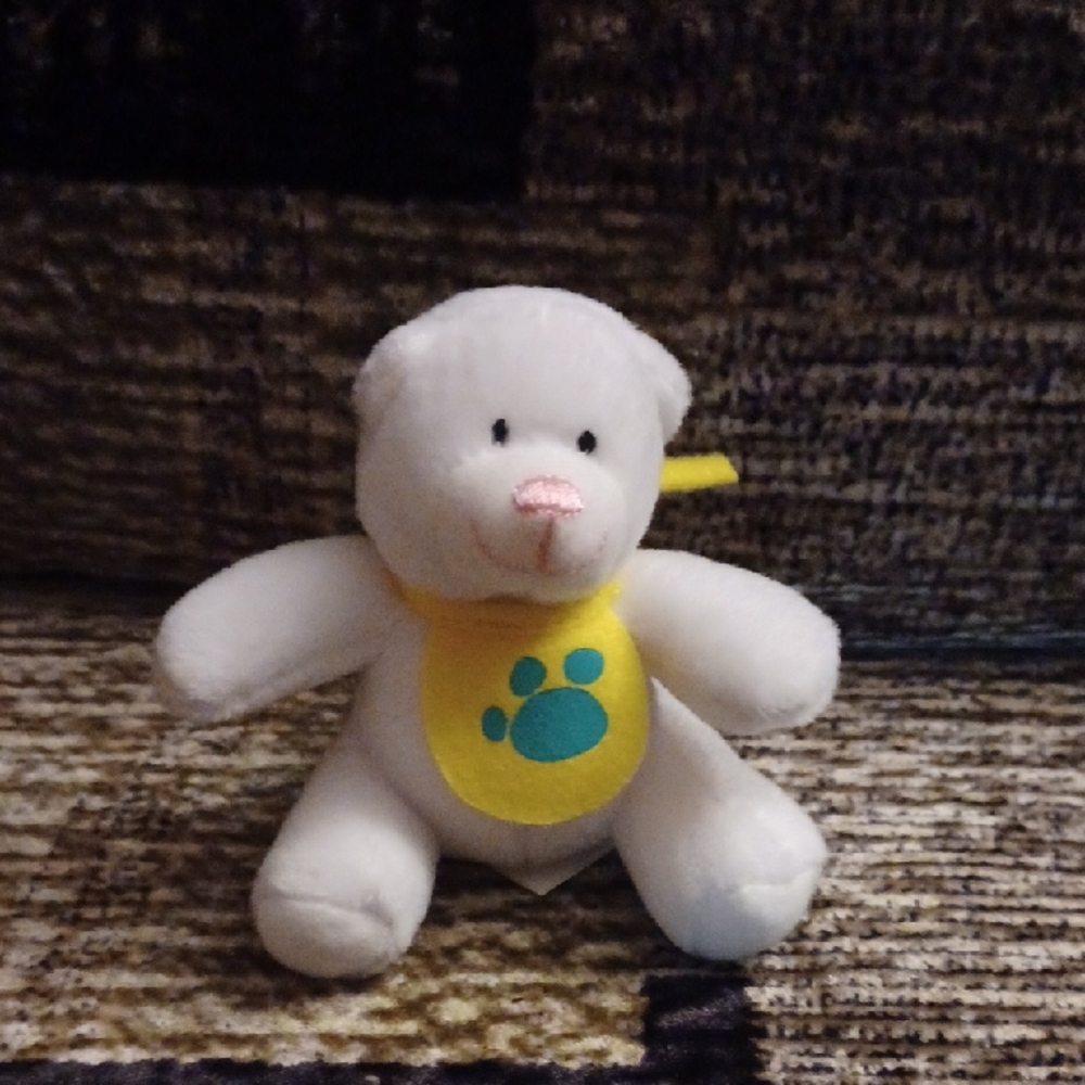 4/$30 Build-A-Bear "Cuddly Teddy" with Yellow Bib - 2006
